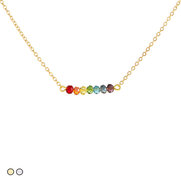 Chakra Rainbow Stones (Gold and Silver)