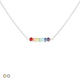 Chakra Rainbow Stones (Gold and Silver)