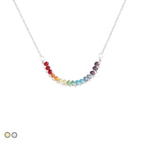 Chakra Rainbow Stone Arch (Gold and Silver)