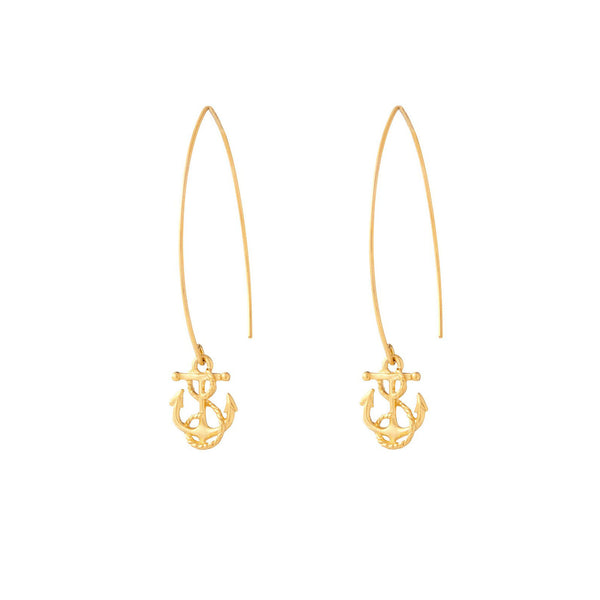 Anchor Drop Earring