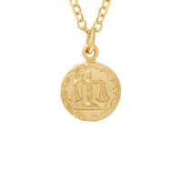 Tiny Zodiac Token Necklace