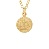 Tiny Zodiac Token Necklace