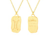 Zodiac Tag Necklace