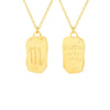 Zodiac Tag Necklace