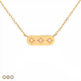 Pave Star Bar (Silver, Gold, Rose Gold)