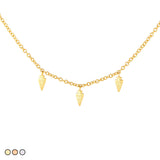 Small Gold Arrowhead Necklace (Gold, Rose Gold, Silver)