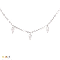 Small Gold Arrowhead Necklace (Gold, Rose Gold, Silver)