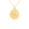 Bronze Zodiac Coin Necklace (Individual Signs)