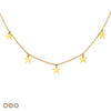Mini Star Choker Necklace (Gold, Rose Gold, Silver)