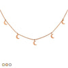 Mini Moon Choker Necklace (Gold, Rose Gold, Silver)