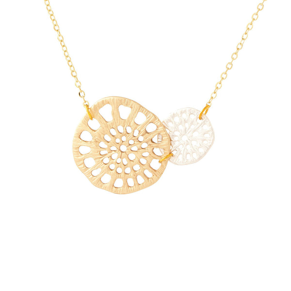 Duo Tone Coral Necklace