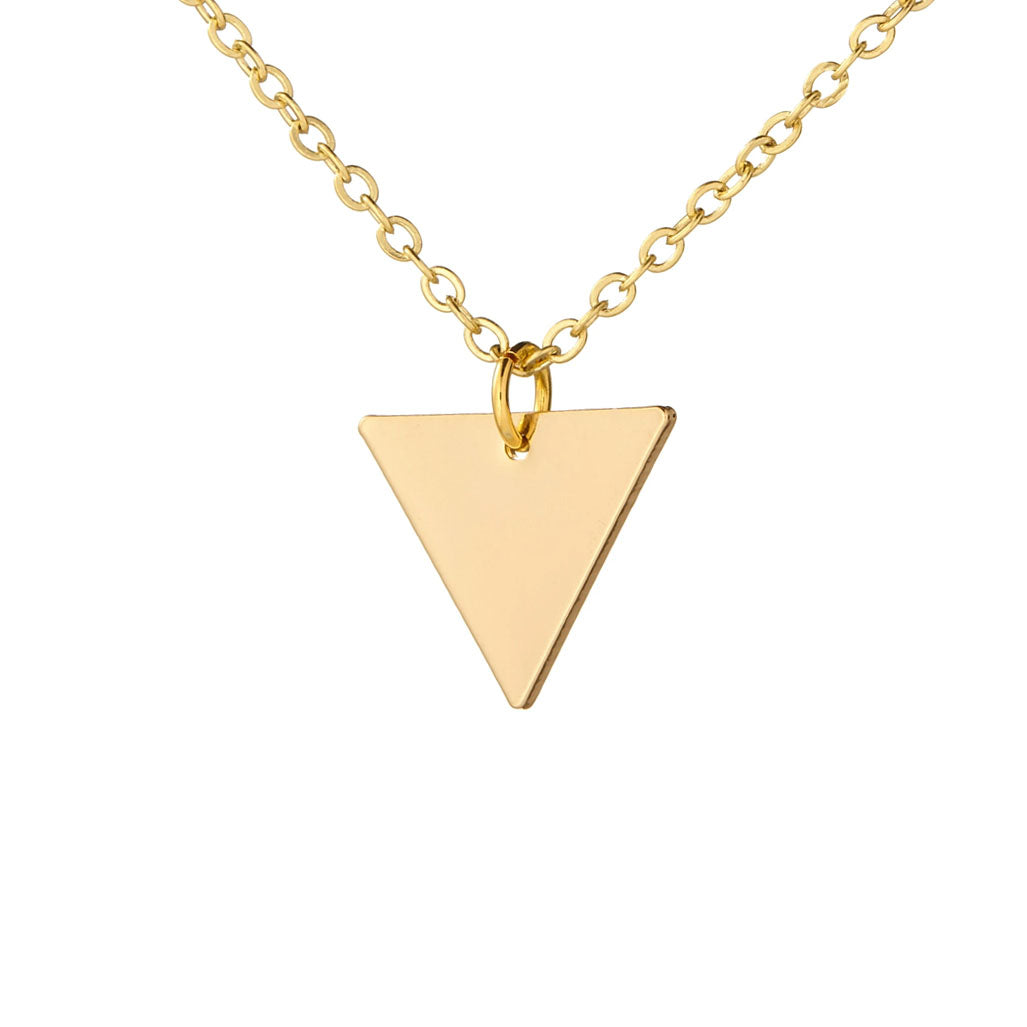 Dainty Triangle Necklace