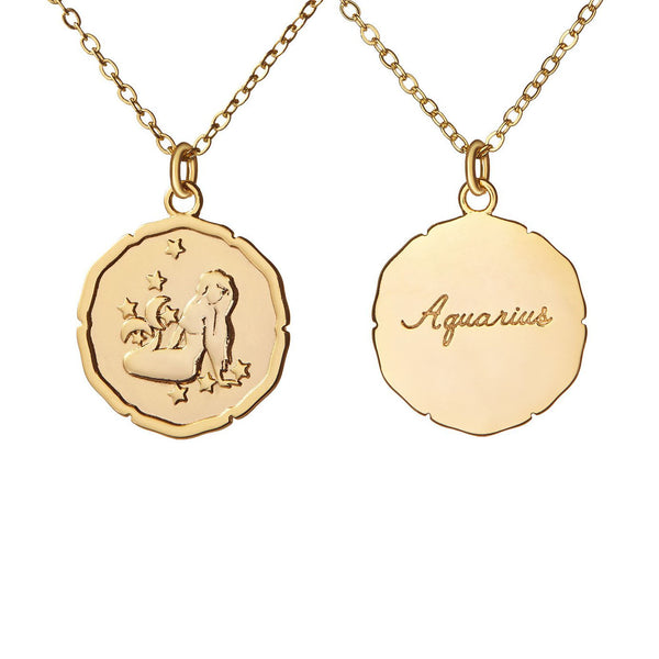Glossy Zodiac Necklace