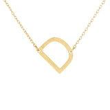 Angled Monogram Necklace