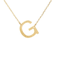 Angled Monogram Necklace