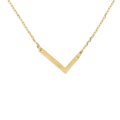 Angled Monogram Necklace (Individual Letters)