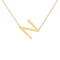 Angled Monogram Necklace