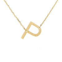 Angled Monogram Necklace