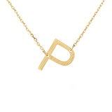Angled Monogram Necklace