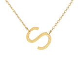 Angled Monogram Necklace