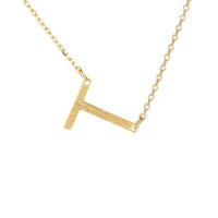 Angled Monogram Necklace