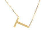 Angled Monogram Necklace