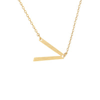 Angled Monogram Necklace