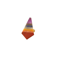 Diamond Shaped Chakra Rainbow Stone Ring