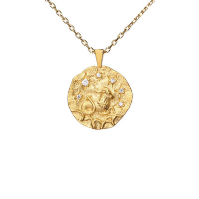 Hammered CZ Zodiac (Individual Signs)