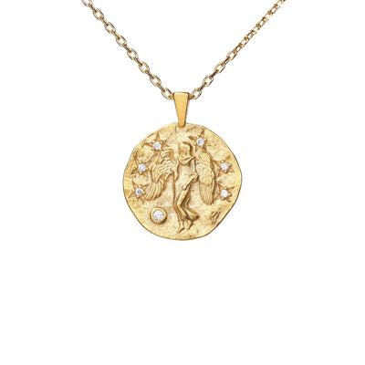 Hammered CZ Zodiac (Individual Signs)
