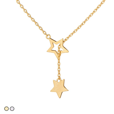 Interlocking Stars (Gold and Silver)