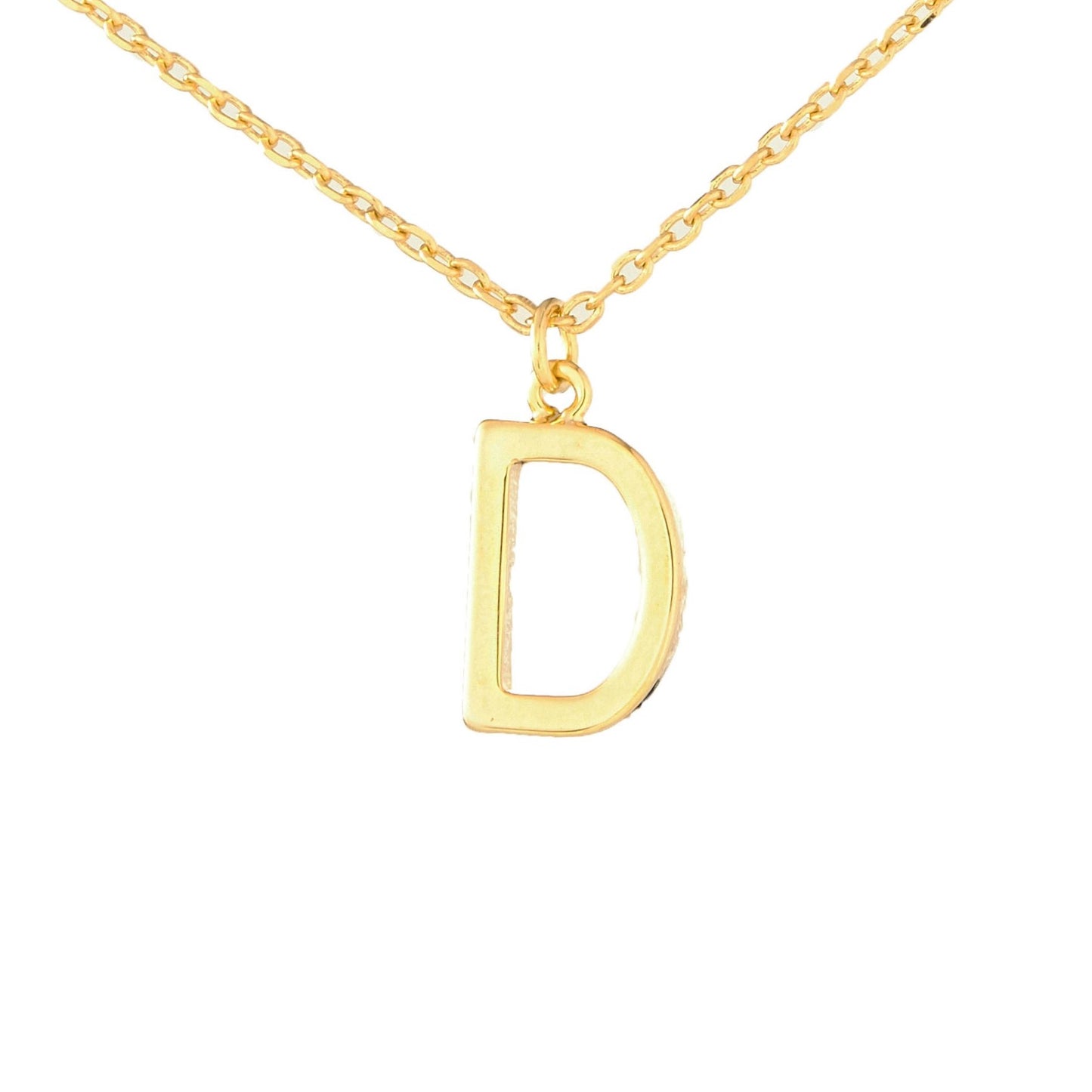 Modern Minimalist Monogram Necklace
