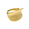 Wide Concave Mirror Band Ring