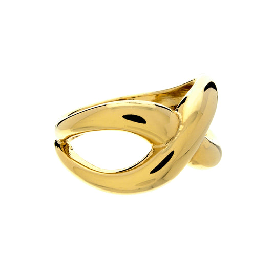 Glossy X Crossover Ring