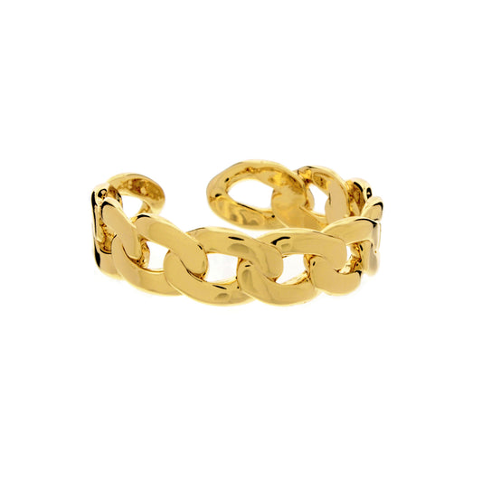 Skinny Flat Cuban Ring