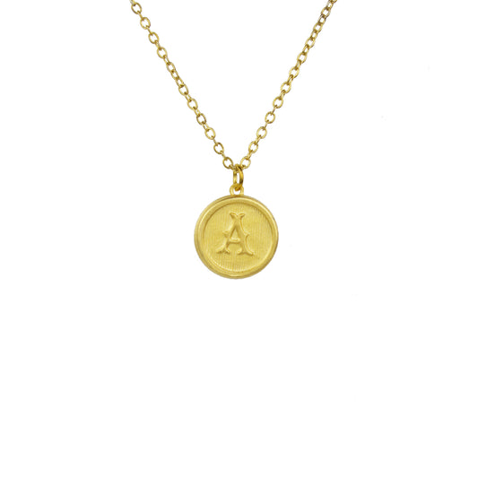 Typewriter Monogram Gold Alphabet Necklace Program (Kit of 17)