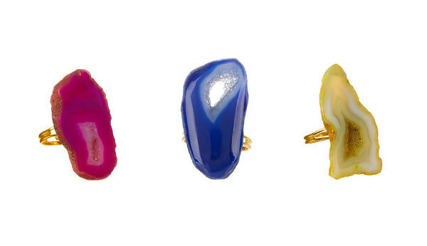 Drusy Agate Ring
