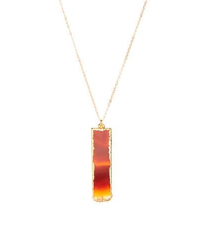 Carnelian Rectangular Agate Slice