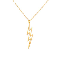 Large Lightning Bolt Necklace