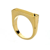 Sleek Pyramid Ring