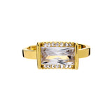 Cubic Zirconia Chaise Ring