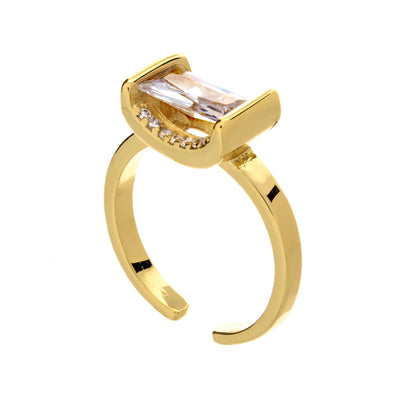 Cubic Zirconia Chaise Ring